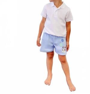 NEW BEAUFORT BONNET shelton embroidery short in beale st blue/dog birthday